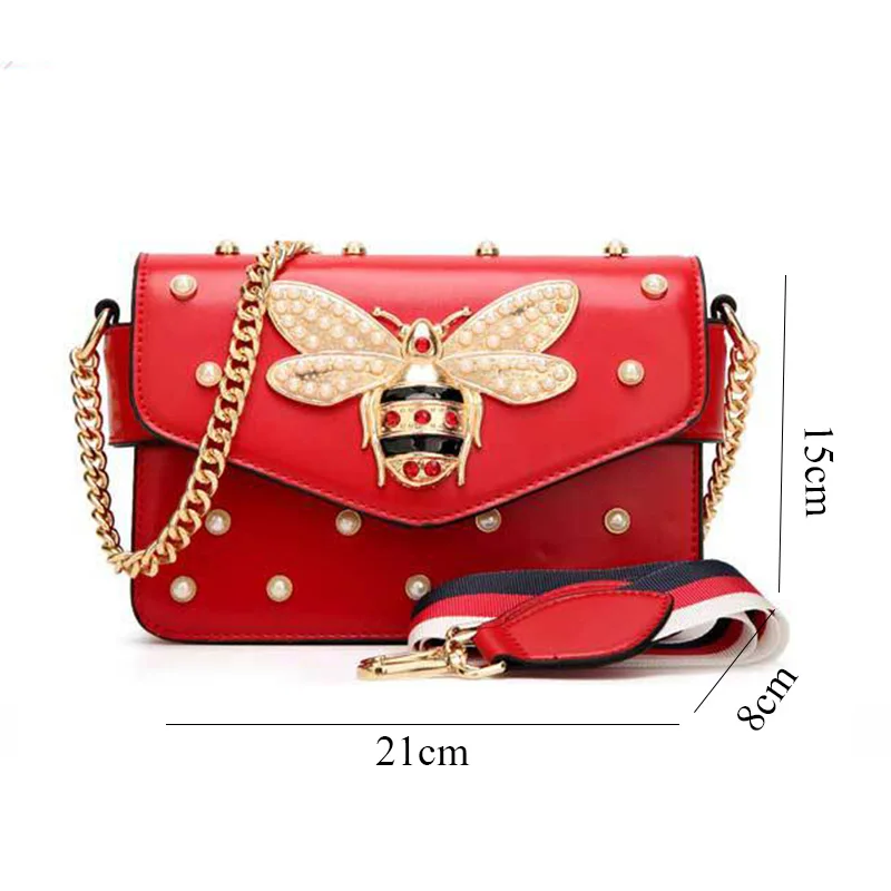 Wobag роскошные женские сумки со стразами, сумка-мессенджер, модные брендовые Стильные Сумки из искусственной кожи, красная/черная/белая женская сумка на плечо