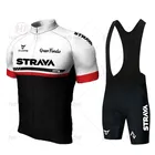 Велосипедная майка 2022 STRAVA, черный мужской комплект из 19D нагрудников, униформа для горного велосипеда, велосипедная одежда, быстросохнущая велосипедная одежда, короткая одежда