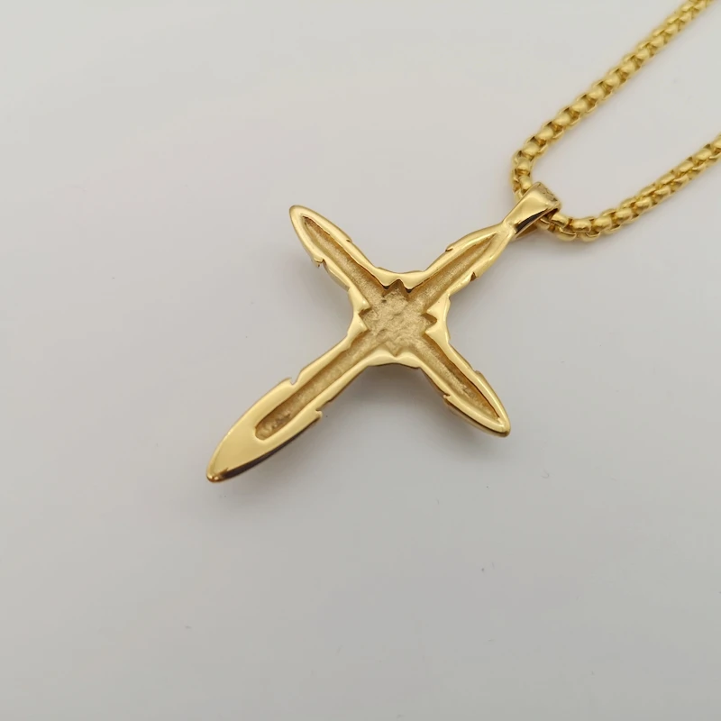 Ожерелье с подвеской-крестом из нержавеющей стали 2021 AW | Украшения и аксессуары