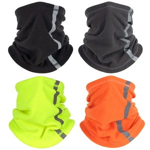 Outdoor Winter Warm Fleece Neck Scarves Reflective Skiing Neck Cover Mask Motorcycle Half Face Mask  in India