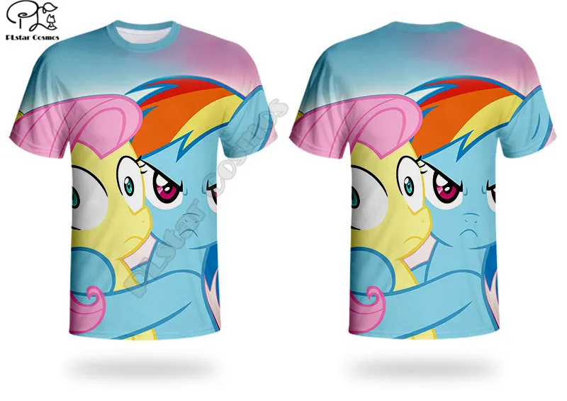 

unicorn 3D Printed Harajuku streetwear Animal T shirts Funny man women Casual Short sleeve style-1