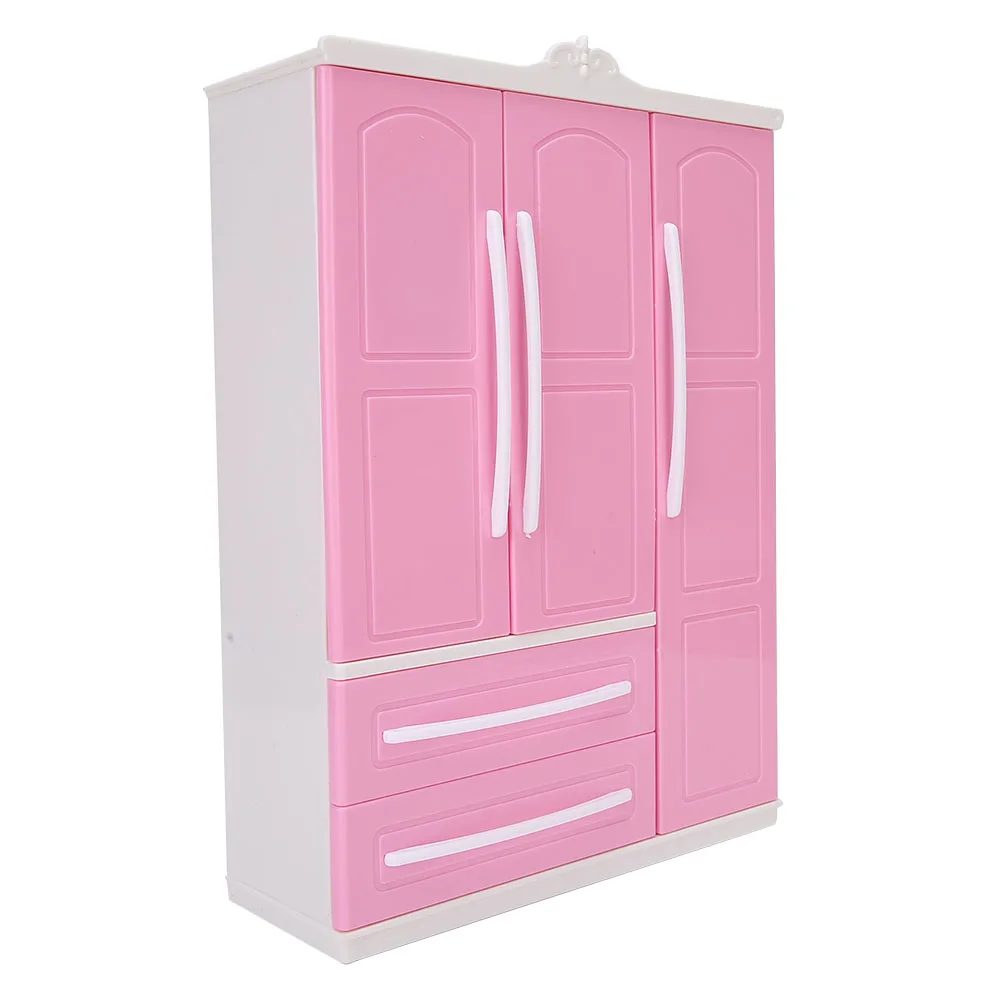 3 дверный кукольный домик шкаф куклы мебель аксессуары для игрушки девочек