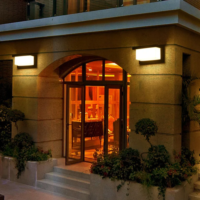 Kenlux 12 Вт светодиодный настенный светильник для улицы дома виллы сада лампы из