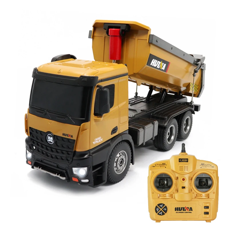 HUINA 573 1/14 10CH Сплав RC Самосвал Инженерное строительство автомобиля транспортное