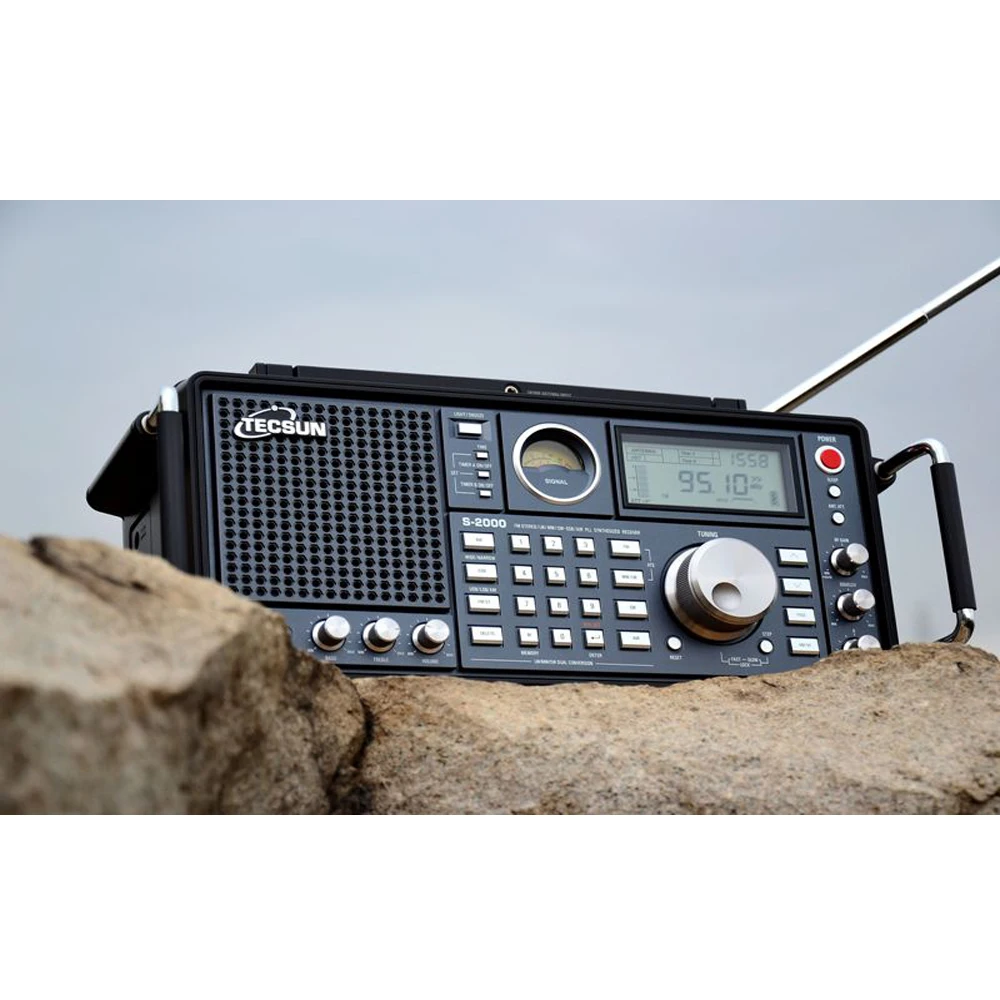 TECSUN S-2000 Любительское настольное радио SSB Двойное преобразование PLL FM/MW/SW/LW Air Band высокая чувствительность и хорошая селективность динамик
