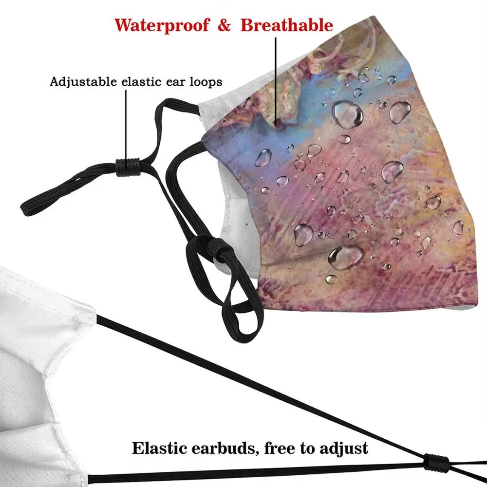 Винно вдохновленная Абстрактная живопись смешной принт многоразовый фильтр Pm2.691