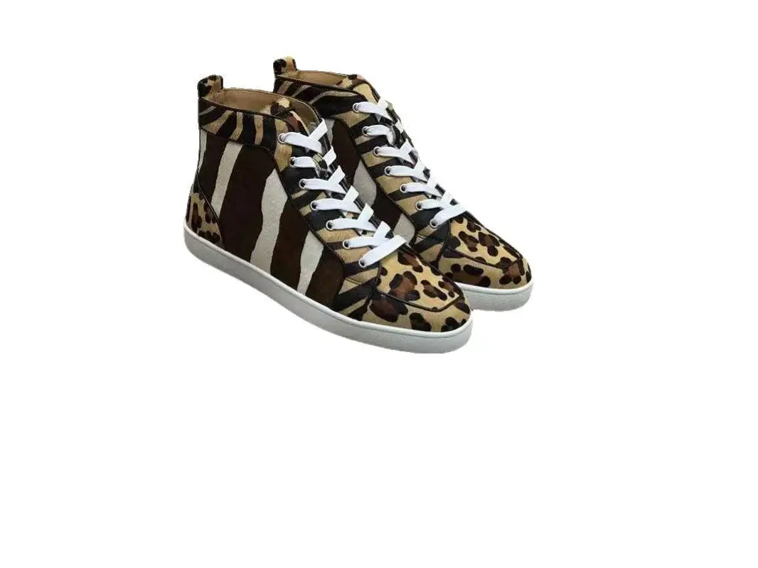 

Luxury designer Men Fashion Women Shoes Leather Lace-Up Platform Oversized Sole Confortable White Casual Shoe With Box size 35-