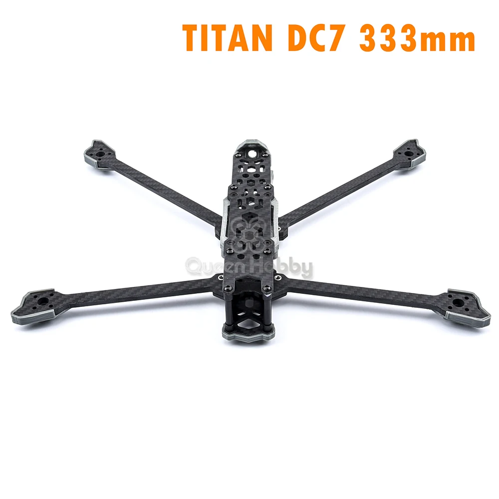 TITAN DC7 333 мм 7 дюймовая HD рама для фристайла с 5 рычагом совместимая дюймовым
