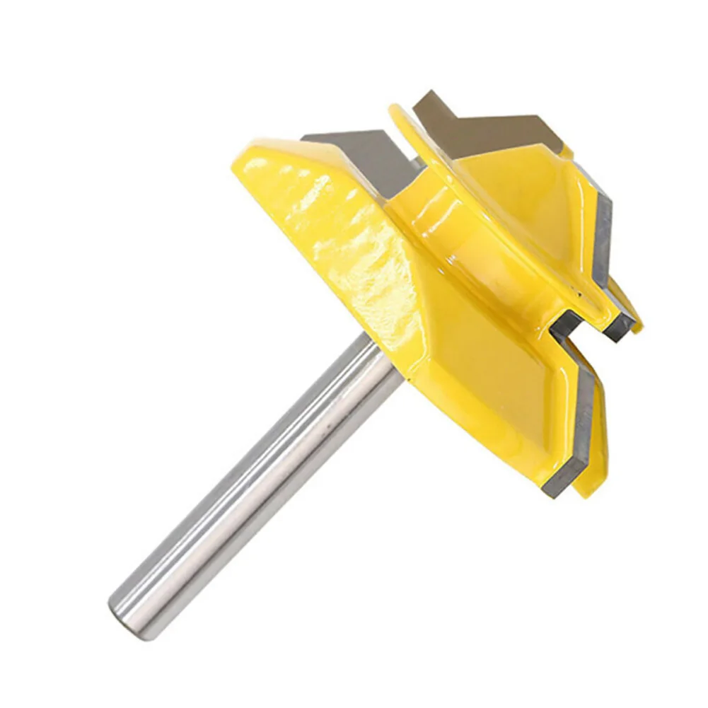 Торцовка с клеевым соединением 1/4 &quotи 1/2&quot хвостовик фрезерный бит 45 градусный