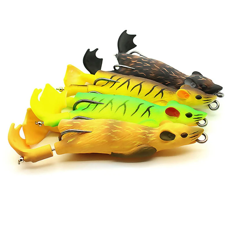 

2PCS Bionic Rat Fishing Lure Freshwater Saltwater Mice Artificial Lures Baits Mouse Bait SM