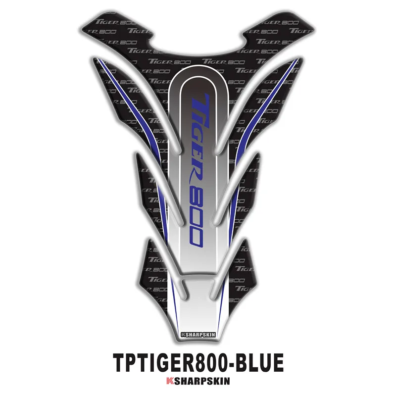 

New motorcycle 3D fuel tank pad decoration personality creative fish bone protection stickers for TRIUMPH tiger800