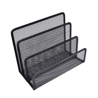 mesh desk organizer file storage folder holder rack metal paper tray office
