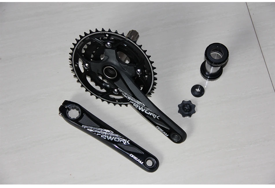 RACEWORK mtb Запчасти для велосипеда шатун mtb шатун для горного велосипеда шатун mtb carbono углеродистая сталь 170 42 т цепь колеса содержит ось