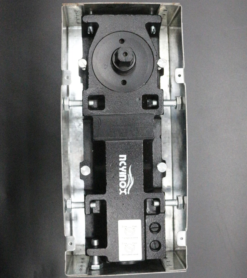 

Two speed door closer adjustable hydraulic floor machine spring floor hinge