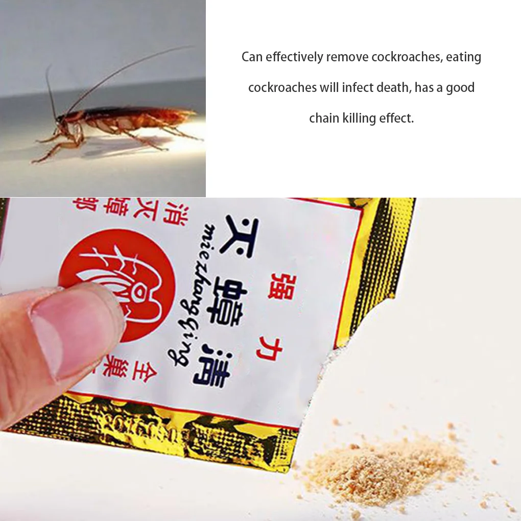 Эффективный порошок против тараканов 10 шт./набор убийца приманка специальный