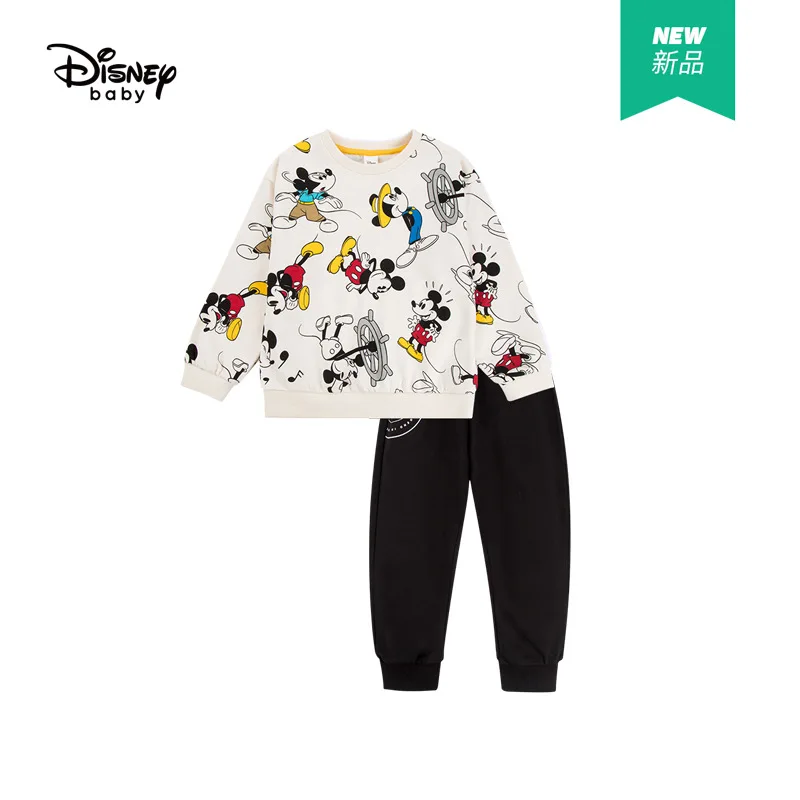 

Original Disney Autumn 2020 Children's Wear Boys' Sweater Set Mickey Children's Top And Pants 2-piece Set DB031TE04