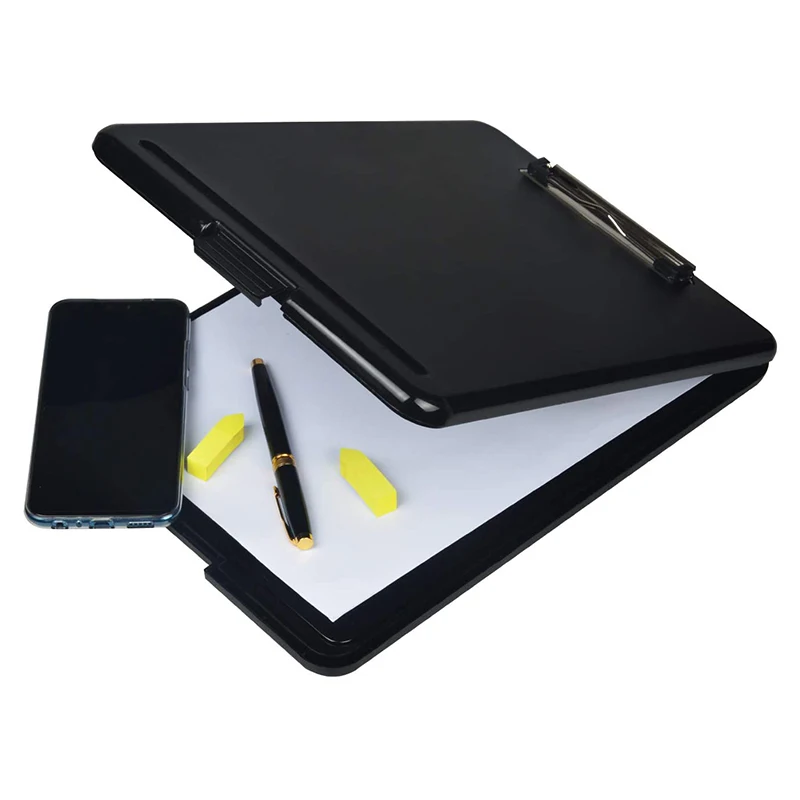 

Storage Plastic Clipboard Opened Foldable with pen slot A4 writing tablet folder file for Nurse Students Teachers Office record