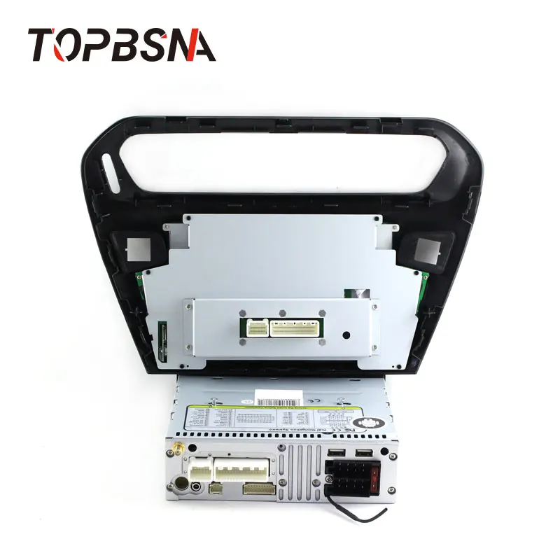 Автомобильный мультимедийный DVD плеер TOPBSNA 1 Din Android 10 для Citroen Elysee 2014 2016 Peugeot 301 GPS Navi