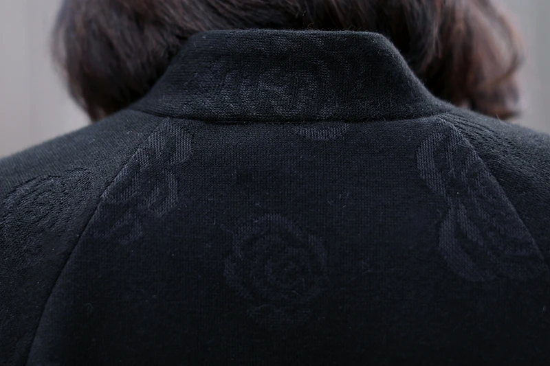 

Elegant Black Evening Wraps for Women Flowers Pattern Fall Winter Wedding Bolero In Stock Warm Bride Shawl