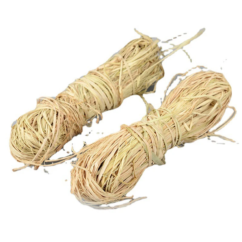 

50G/Lot Natural Raffia Natural Straw Rope For DIY Crafts Wedding Invitaiton Gift Packing Party Decoration Flower Baking Suplies