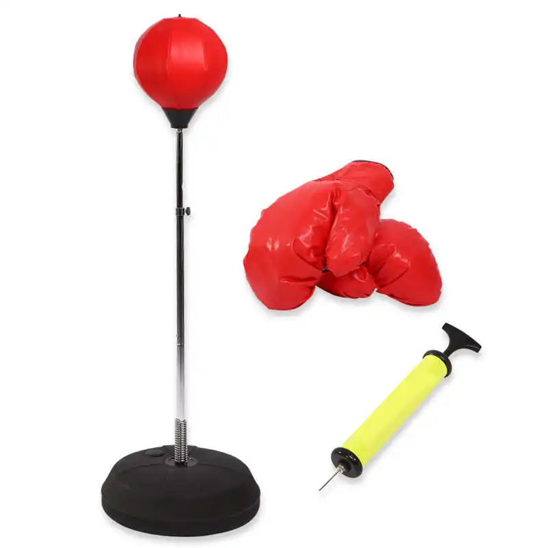 

Boxing Gloves Adult Boxing Punch Exercise Bag Ball Vertical Punching Ball With Stand And Gloves Inflatable Boxing Sandbag