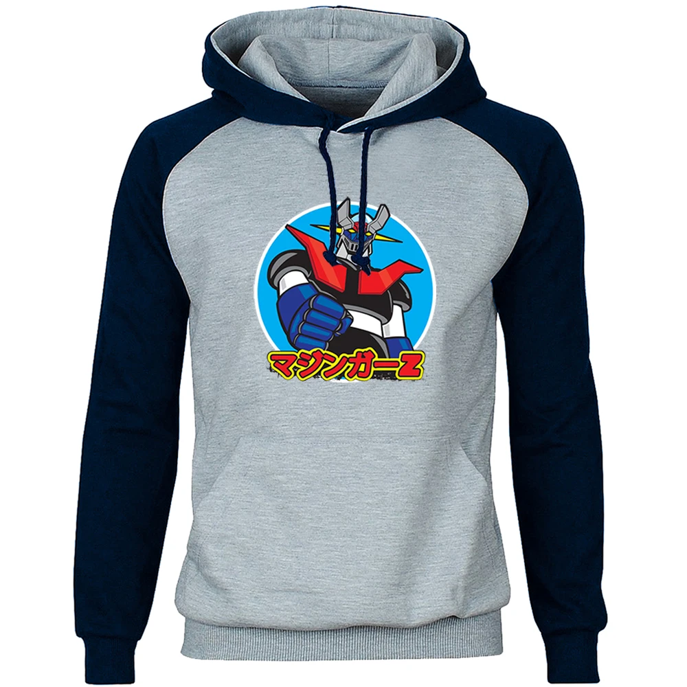 

Japanese Anime Mazinger Z Hoodies Brand Sweatshirt Men's Crewneck Tracksuit Autumn Winter Raglan Pullovers New Streetwear Hoodie