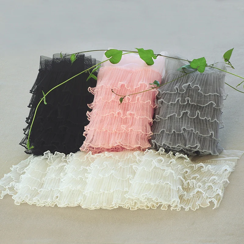 3 м/лот искусственная сетка многослойная кружевная отделка ручной материал для