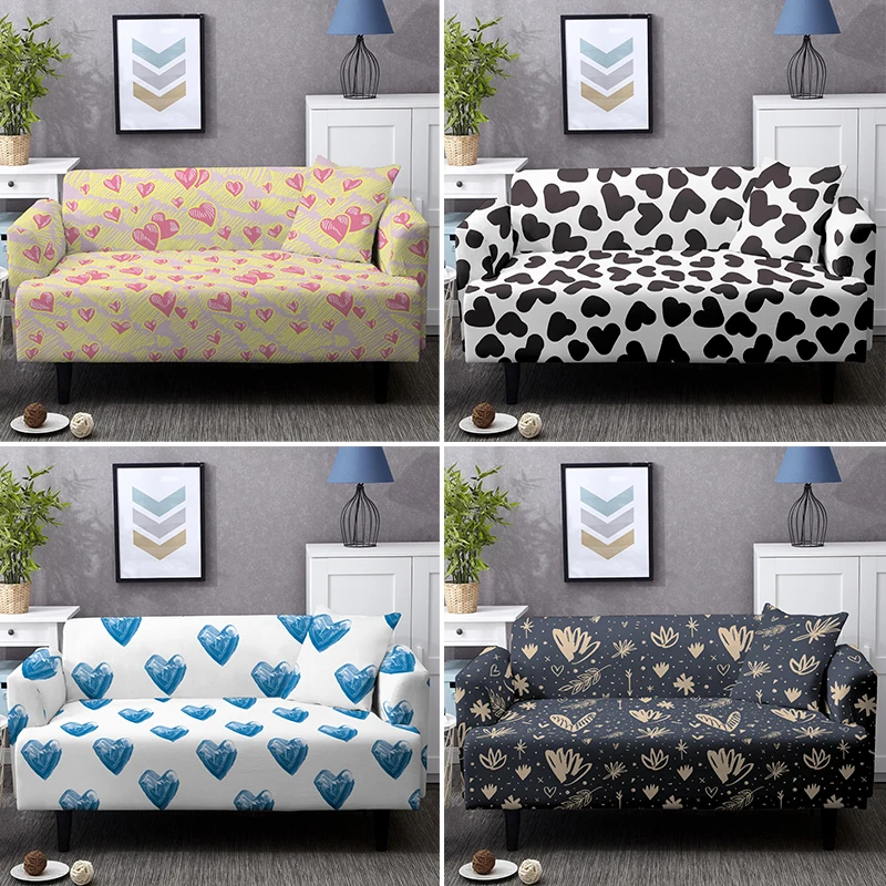 

Love Design Double Seaters Universal Size Stretch Slipcover For Living Room Elastic Corner Sofa Cover All-Inclusive Couch Covers