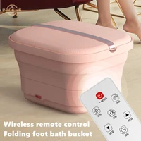Foldable Foot Bath Barrel Constant Temperature Electric Heating Bubble Foot Spa Automatic Massage Foot Bath Tub Foot Massager