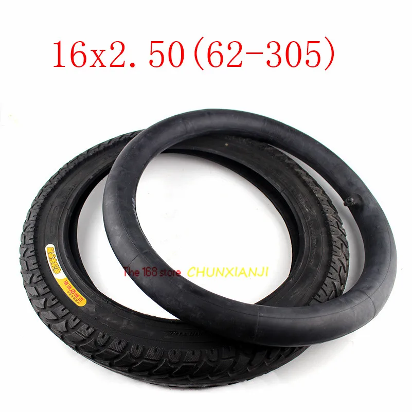Высокое качество 16x2,50(62-305) шины внутренняя труба подходит для электрических велосипедов(электронные велосипеды), детские велосипеды, маленькие BMX и скутеры 16*2,5 шины