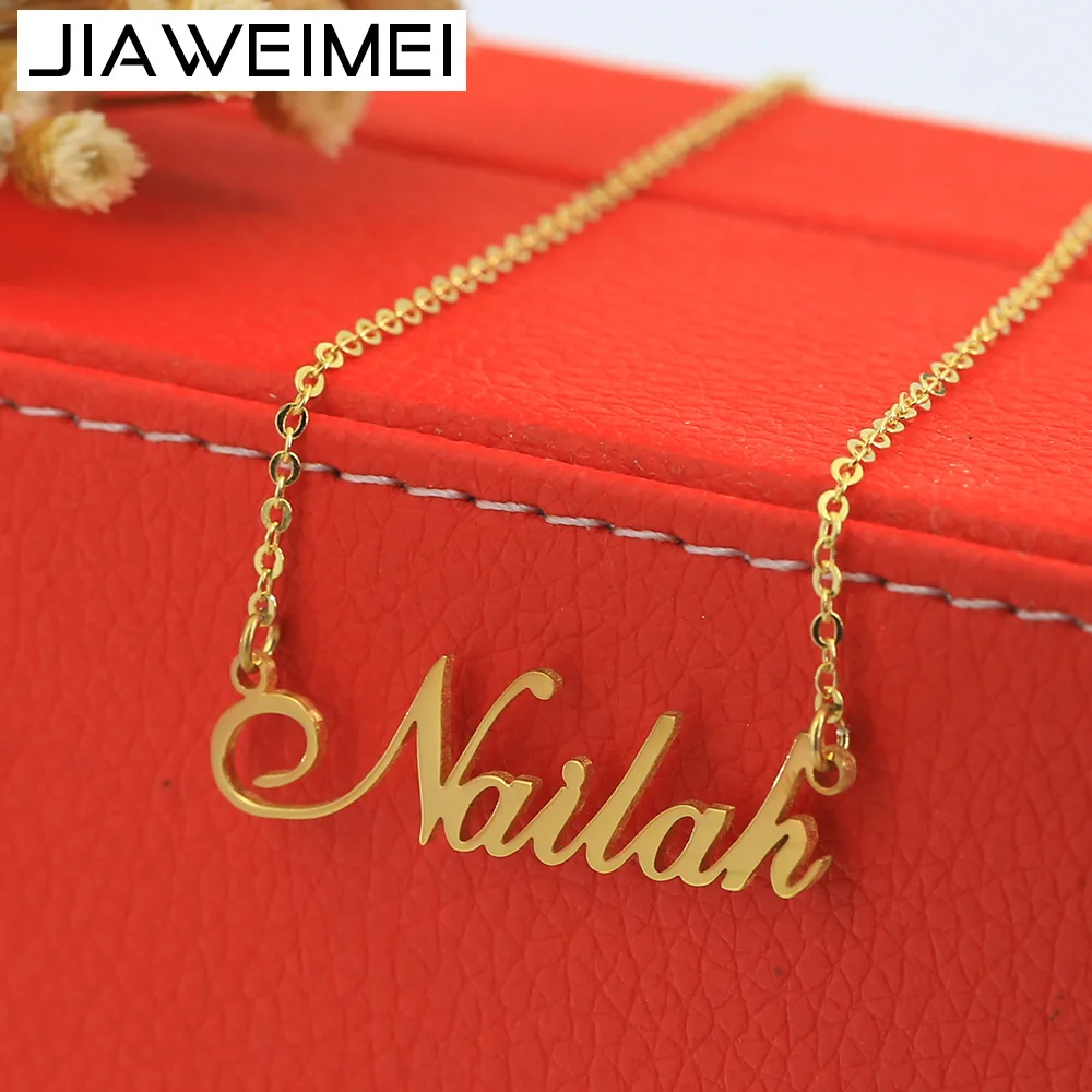 18K позолоченное ожерелье ювелирные изделия из нержавеющей стали для женщин и