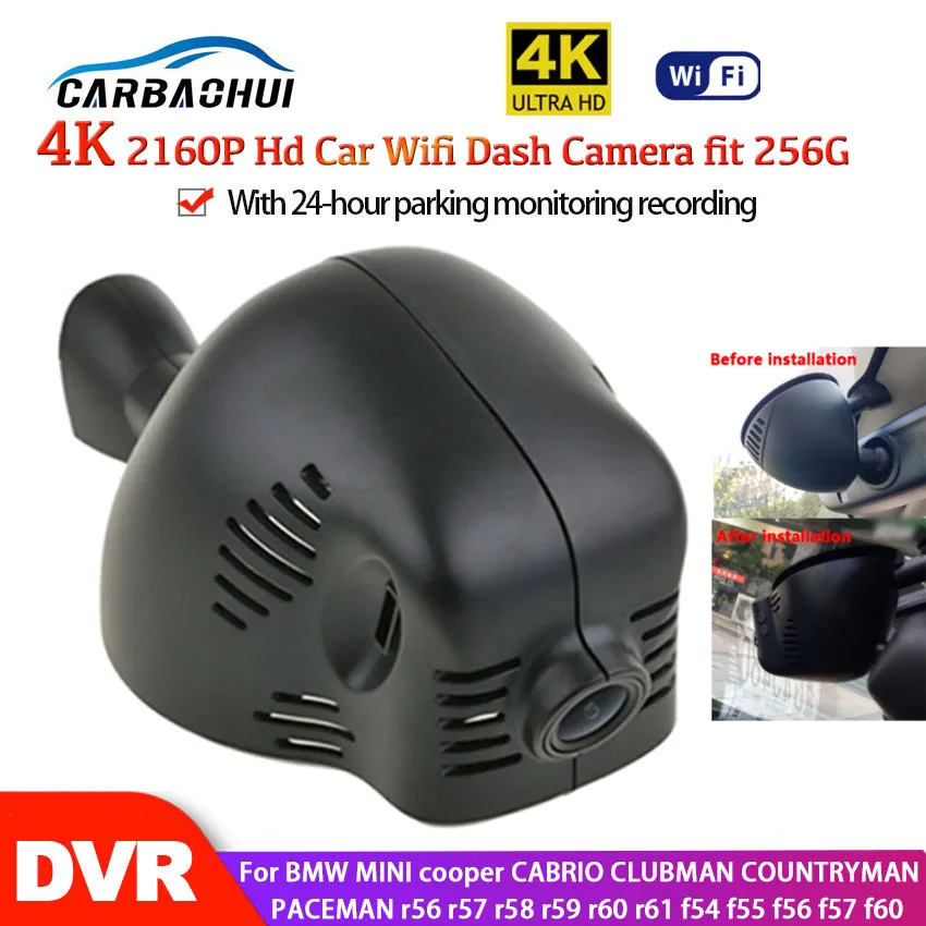 Car Wifi DVR Dash Cam HD 2160P per BMW MINI cooper CABRIO CLUBMAN COUNTRYMAN PACEMAN r56 r57 r58 r59 r60 r61 f54 f55 f56 f57 f60
