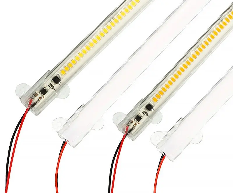 

LED Under Cabinet Kitchen Light Clear Sell Milk White Shell 30cm 50cm Cold White Warm White 220V SMD2385 72leds Kitchen Decor