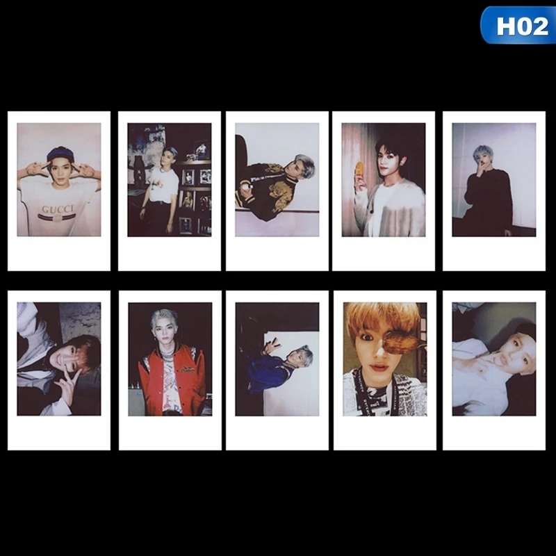 9 шт./компл. NCT 127 плакат с фотокарточками Lomo карточки самодельные бумажные