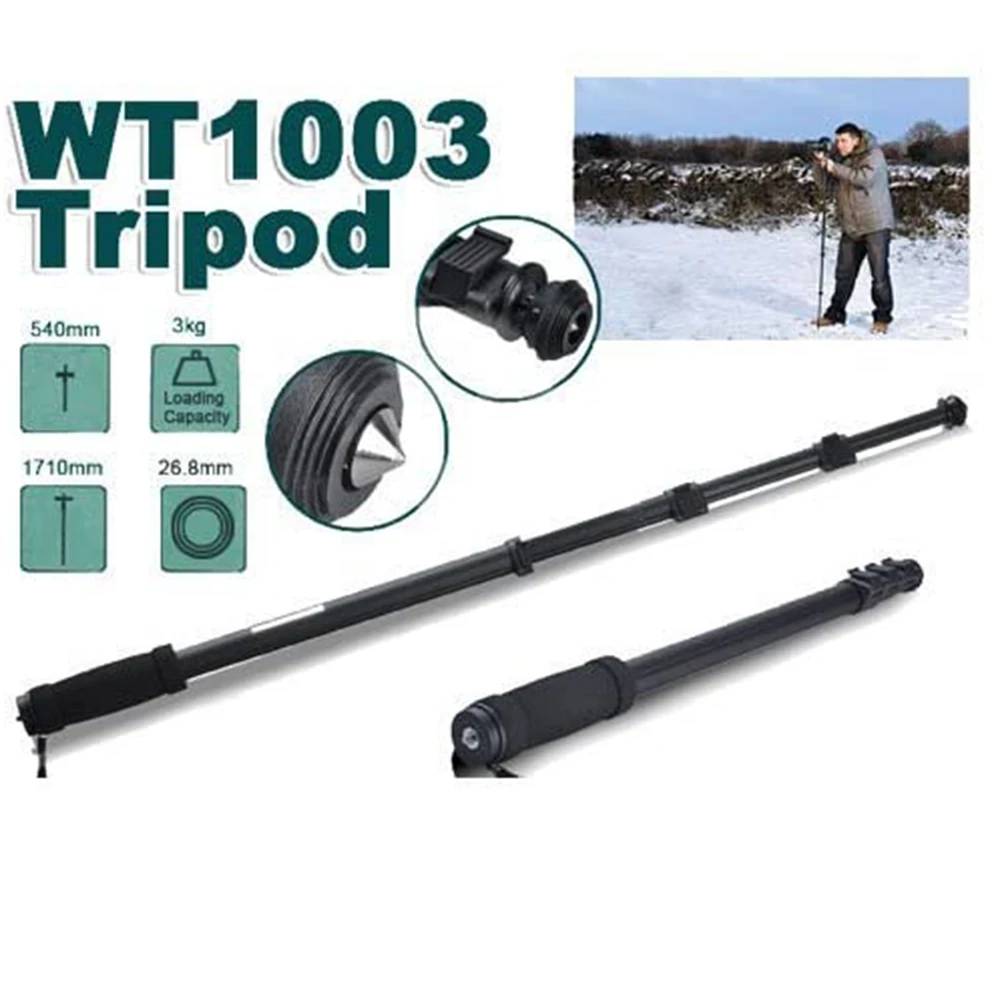 

WEIFENG WT1003 1003 Alloy Monopod Lightweight Camera Monopod WT-1003 for Canon Eos Nikon DSLR