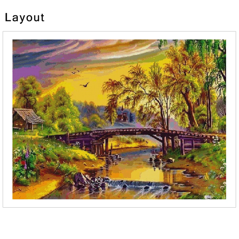 2020 г. MEIAN Весенняя Мозаика из страз полная круглая вышивка украшение для