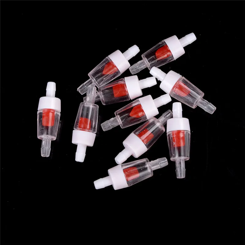 

Plastic 10pcs One Way Check Valve For Aquarium Air Pump One Way Non-Return Home Fish Tank CO2 System Air Pump
