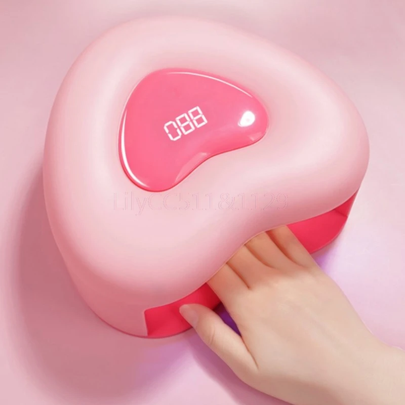 

Лампа для сушки гель-лака для ногтей в форме сердцсветодиодный, 180 Вт