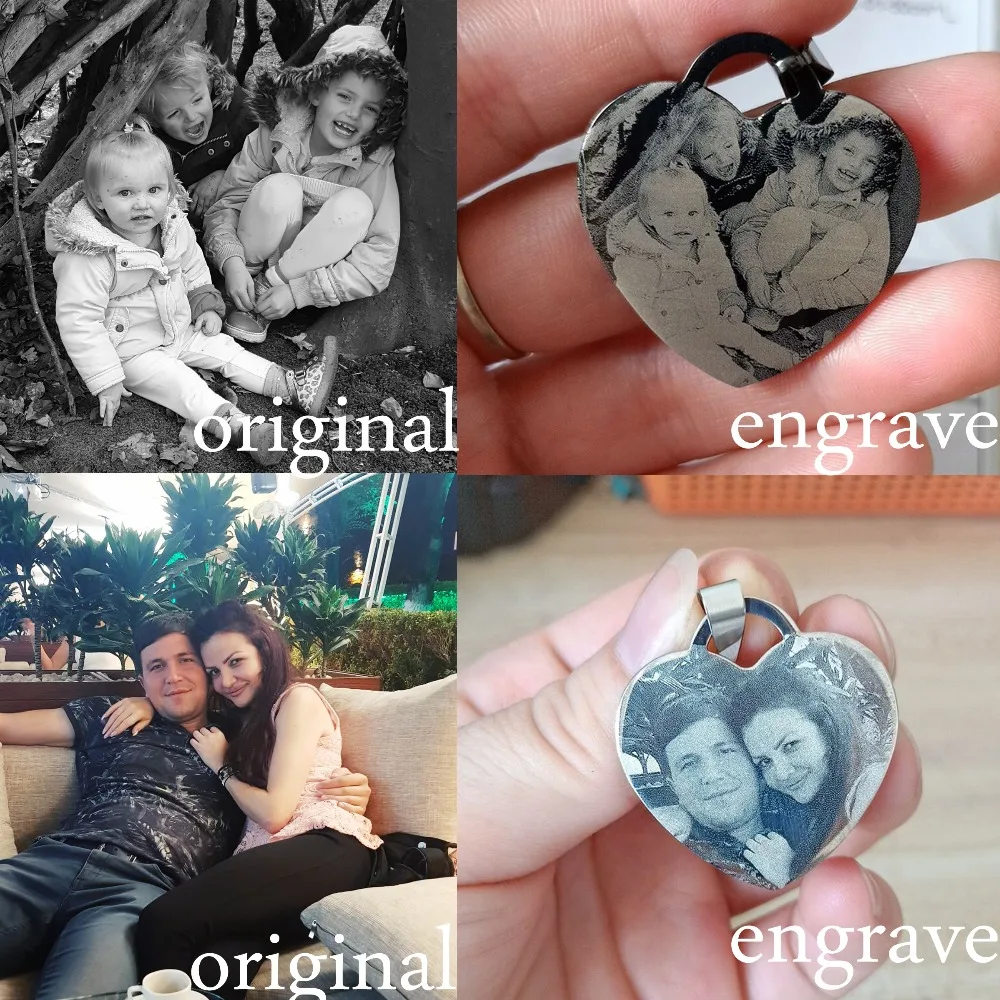 Ожерелье с именем из нержавеющей стали персонализированное колье гравировкой