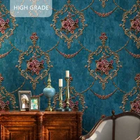 high quality american wallpaper 3d rural non woven european style wallpaper luxury retro tv background home living room bedroom