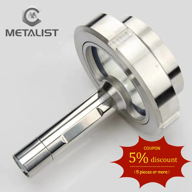 Метал DN50 санитарное смотровое стекло SS304 сварное отверстие с фонариком|Клапан| |