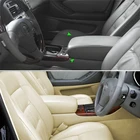 Кожаная наклейка на крышку подлокотника центральной консоли для Lexus GS300 GS400 GS430 1999 2000 2001 2002 2003 2004 бежевого цвета