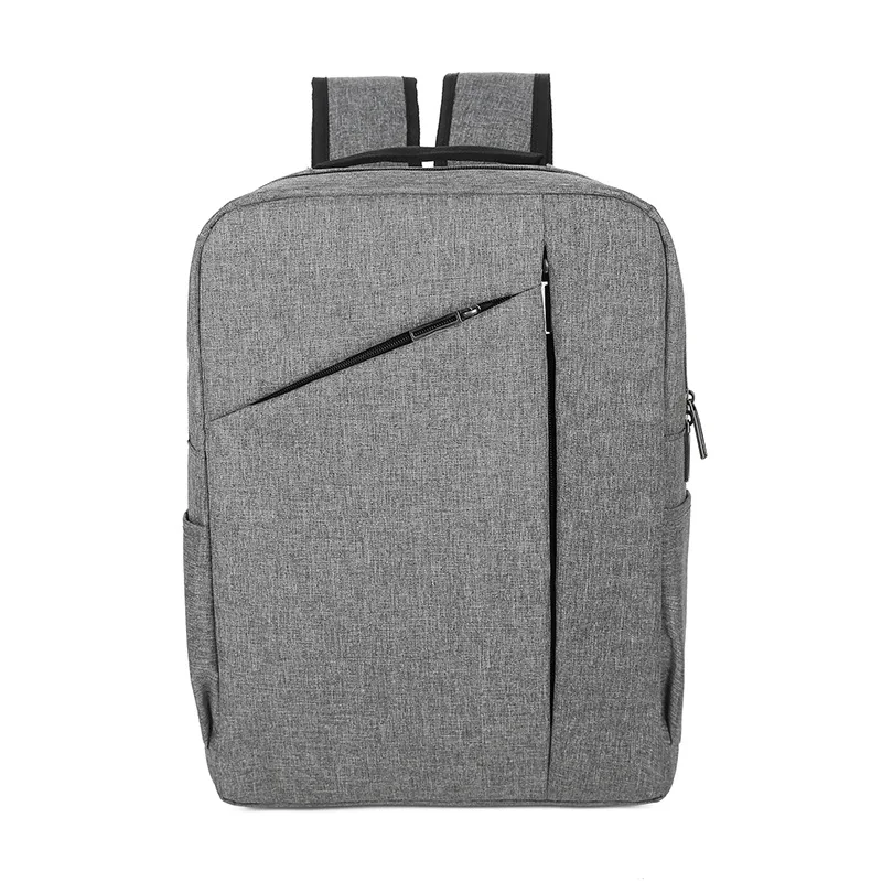 Многофункциональный мужской рюкзак для ноутбука, 14 дюймов, Usb зарядка, большая емкость, мужской рюкзак, Оксфорд, черный рюкзак, школьные сумки, новинка - Цвет: Серый