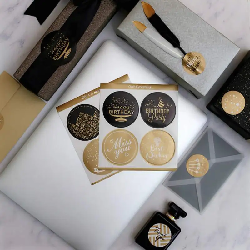 Уплотнительная наклейка s-этикетка 1 лист/упаковка декоративная подарочная