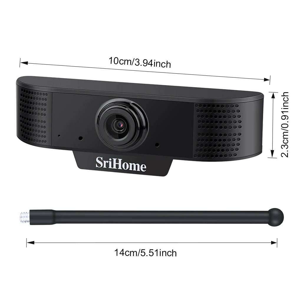 

Full HD 1080P 30fps 2M Pixels USB Webcam Built-in Microphone Auto Focus Computer Peripheral Web Camera for Youtube PC Laptop