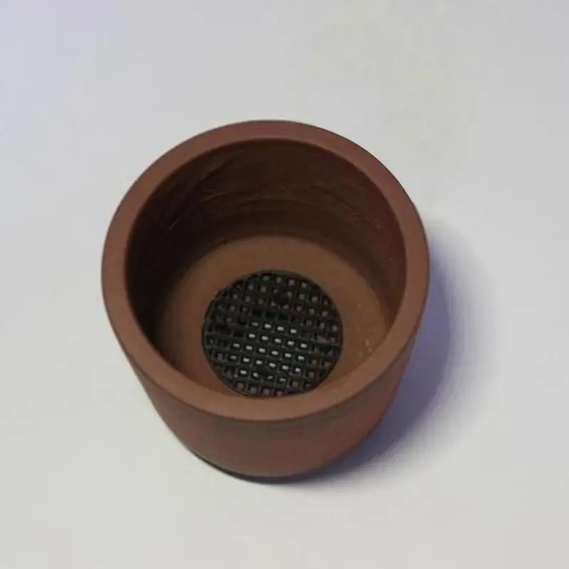 

100Pcs Flower Pot Hole Mesh Pad, 4.5cm Diameter Round Bonsai Pot Bottom Grid Mat Mesh Drainage Netting Hole Screen P82C