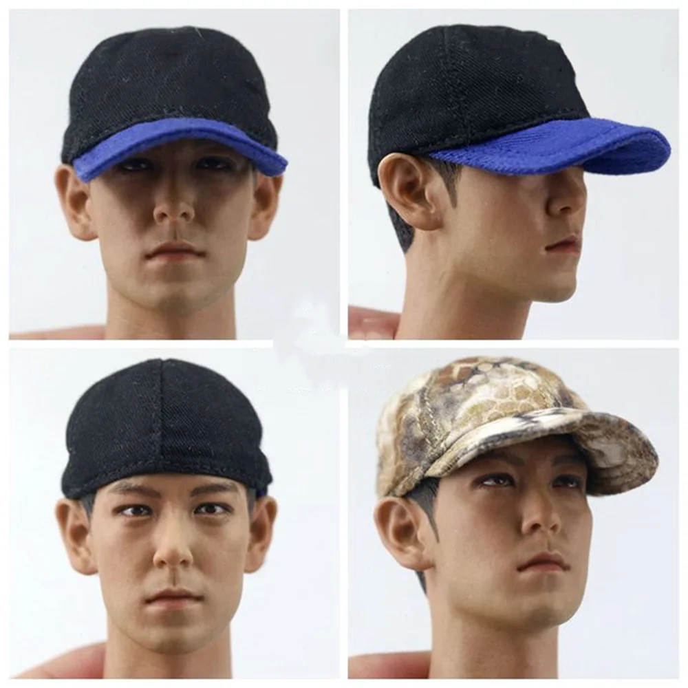 

1/6 Scale Male Soldier head sculpture bigbang Korean star with Hat for 12 inch Action Figures Body
