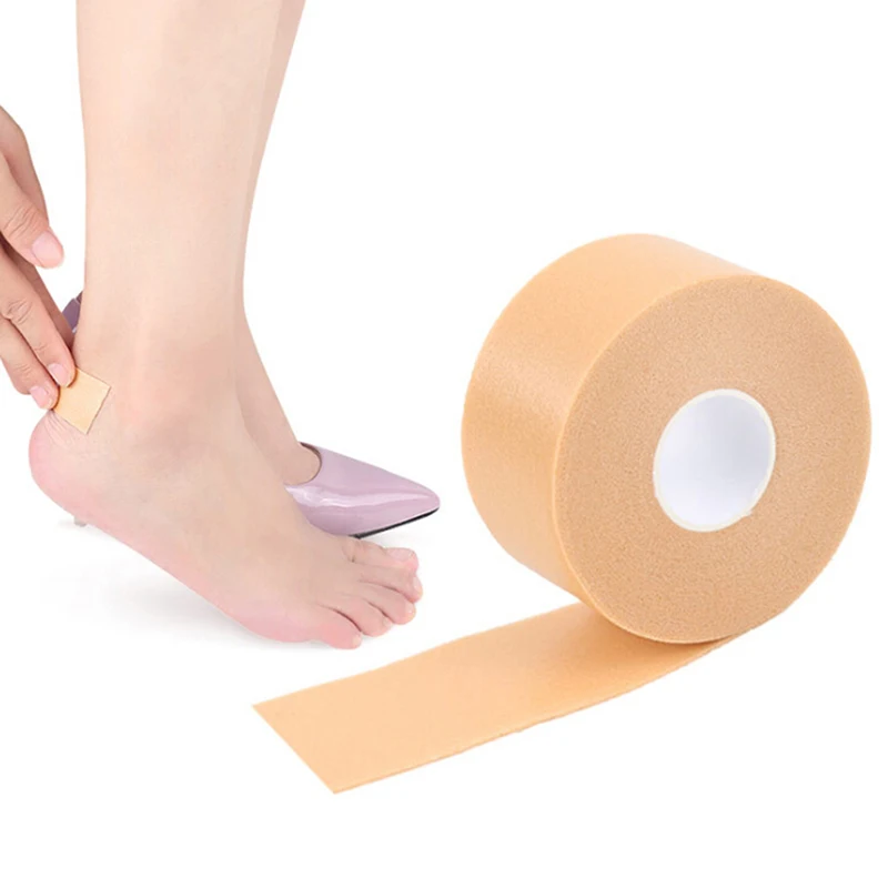 

1 Roll Heel Sticker Tape Patch Anti-Wear Foam Cotton Blister Plaster Waterproof First Aid Blister Pedicure Pad Foot Care Insole