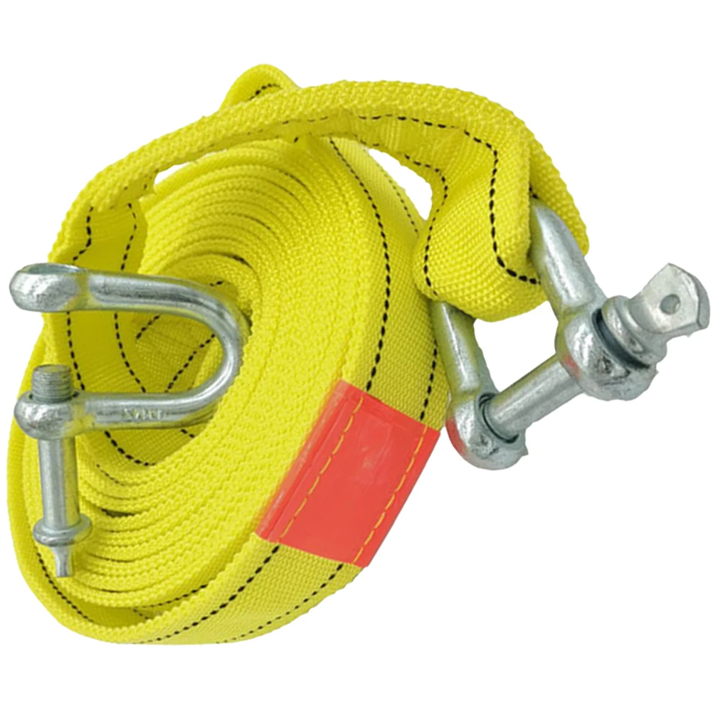 Трос для буксировочного троса утолщенный желтый буксировочный трос автомобиля