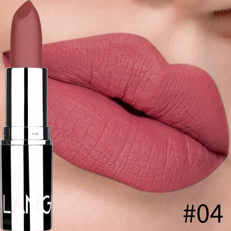 

Brand New 8 Colors Lipstick Makeup Lip Gloss Long Lasting Easy To Wear Cosmetic Matte Lipstick Red Lip Matte Lipstick Waterproof